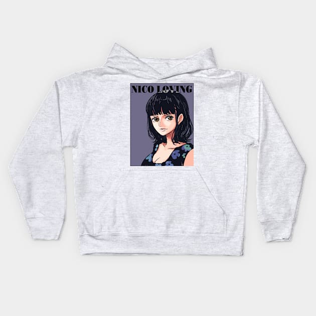 Nico Robin One Piece Fashion Kids Hoodie by KDungUniversal